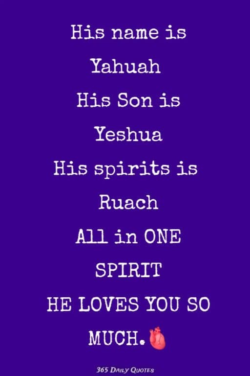 Yeshua loves us