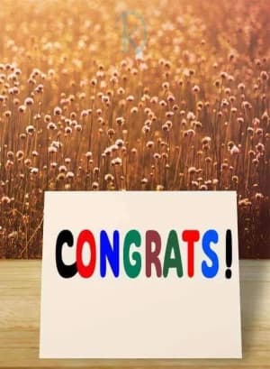 CONGRATS!
