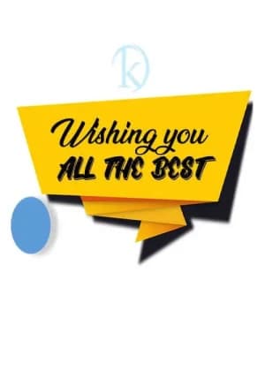 Wishing you ALL THE BEST.