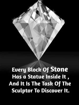 Every block of stone has a statue inside it, and it is the task of the sculptor to discover it.