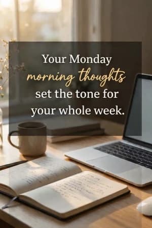 Your Monday morning thoughts set the tone for your whole week.