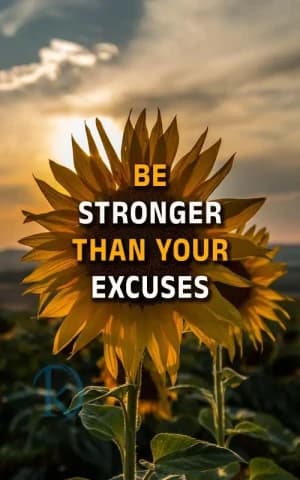 BE STRONGER THAN YOUR EXCUSES
