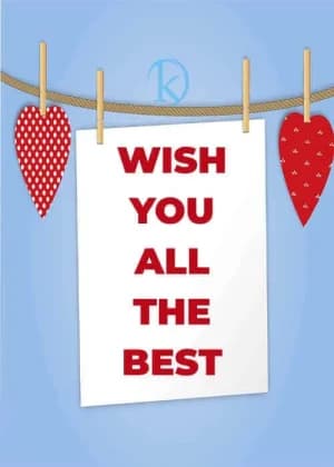 Wish you all the best.