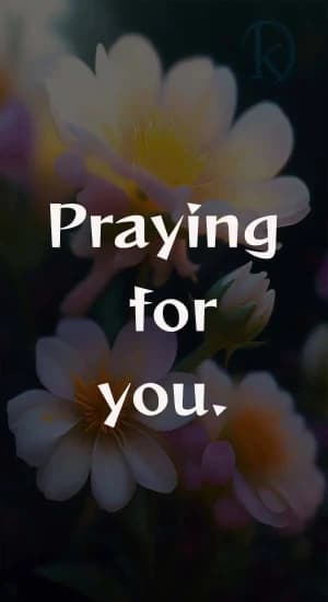 Praying for you.
