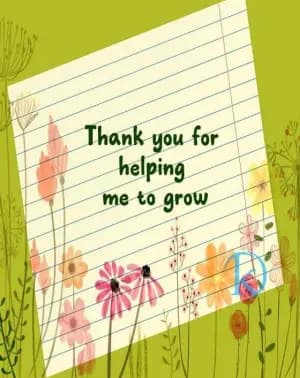 Thank you for helping me