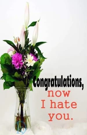 Congratulations, now I hate you.