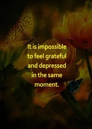 It is possible to feel grateful and depressed in the same moment.
