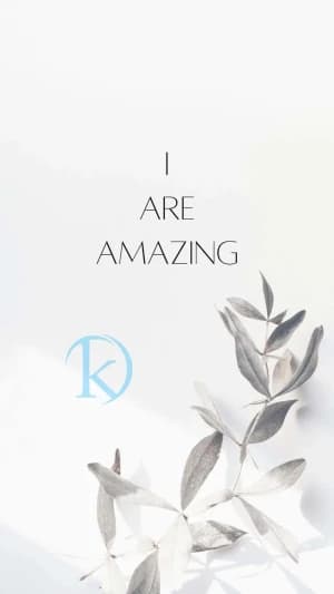 I am Amazing.