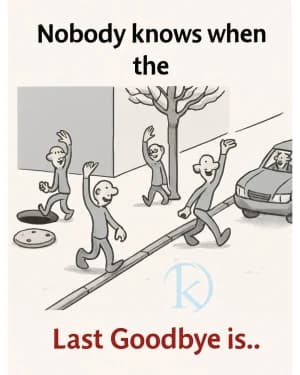 Nobody knows when the Last Goodbye is..