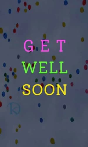 Get well soon.