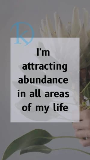 I'm Attracting Abundance In All Areas Of My Life.