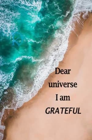 Dear Universe, I am grateful.
