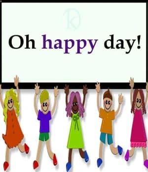 Oh, happy day!