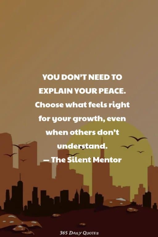 The silent mentor