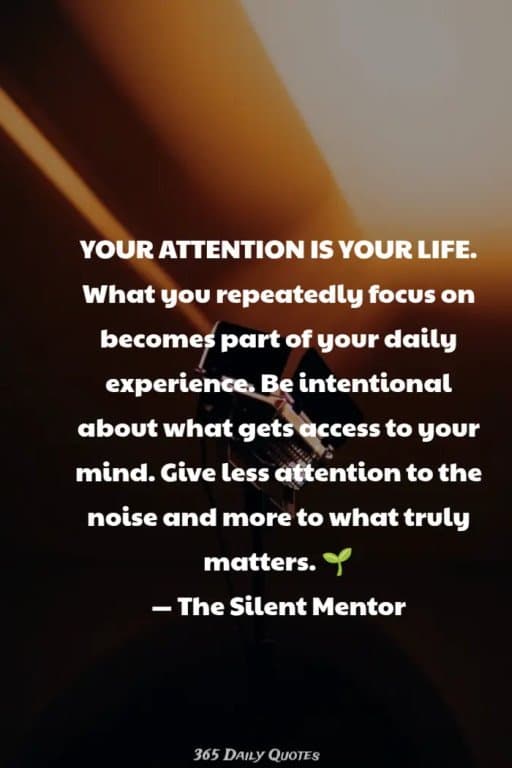 The silent mentor