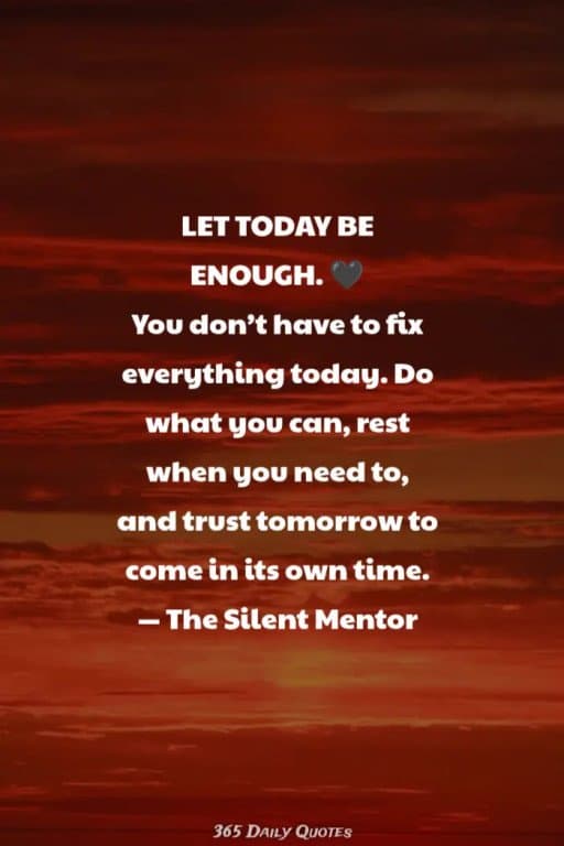 The silent mentor